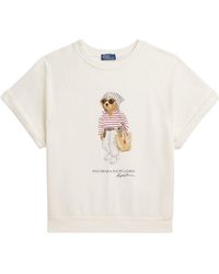 Polo Ralph Lauren - Cropped Sweatshirt - Lyst