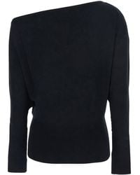 Jonathan Simkhai - Draped Off-Shoulder Knitwear - Lyst