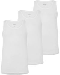 BOSS - Premium Cotton Tank Top - Lyst