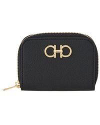 Ferragamo - Gancini Zipped Card Holder - Lyst