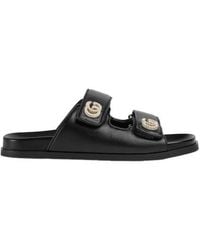 Gucci - Double G Sandals - Lyst