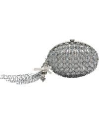 Self-Portrait - Crystal Chain Clutch Bag - Lyst
