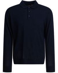 Vince - Merino Knit Polo Shirt - Lyst