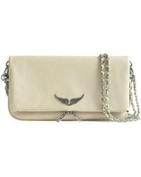 Zadig & Voltaire - Rock Leather Clutch Bag - Lyst