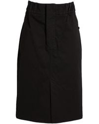 Saint Laurent - Simple Solid-Color A-Line Skirt - Lyst