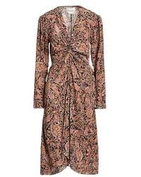 Isabel Marant - Patterned Flared Skirt - Lyst