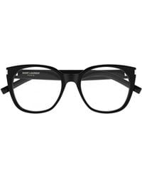 Saint Laurent - Eyewear Square Frame Glasses - Lyst
