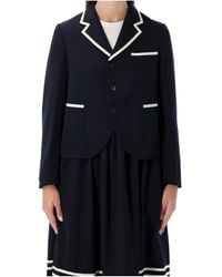 Comme des Garçons - Comme Des Garçons Girl Single-Breasted Tailored Blazer - Lyst