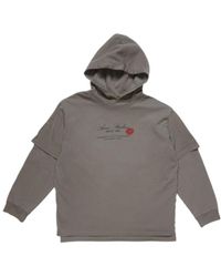 Acne Studios - Double-Layered Hoodie - Lyst