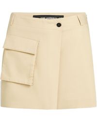 KARL LAGERFELD - Patch-Pocket Skort - Lyst
