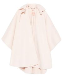 Ermanno Scervino - Hooded Cape Coat - Lyst