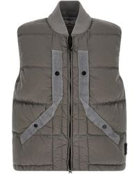 Stone Island - Zipped Quilted Vest - Lyst