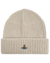 Vivienne Westwood - Logo Embroidered Beanie - Lyst