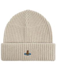 Vivienne Westwood - Logo Embroidered Beanie - Lyst