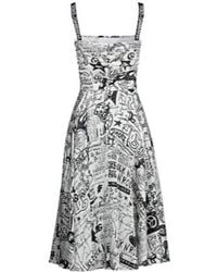 Dolce & Gabbana - Sleeveless Color-Blocked Long Dress - Lyst
