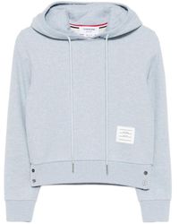 Thom Browne - Logo-Patched Hoodie - Lyst
