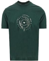Emporio Armani - Logo Printed T-Shirt - Lyst