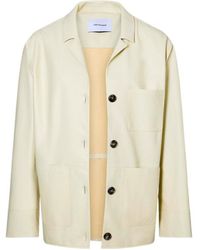 Yves Salomon - Button Leather Jacket - Lyst