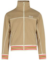 Golden Goose - Logo Printed Zipped Track Sweatshirt - Lyst