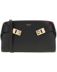 Ferragamo - Adjustable Shoulder Strap Shoulder Bag - Lyst