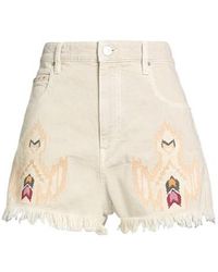 Isabel Marant - Denim Shorts Cotton, Hemp - Lyst