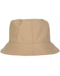 MSGM - Contrasting Inner Bucket Hat - Lyst