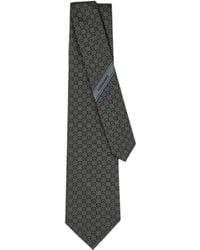 Ferragamo - Gancini Silk Jacquard Tie - Lyst