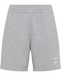 Givenchy - Paris Logo Patch Elastic Waist Shorts - Lyst