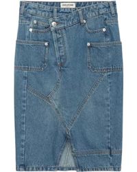 Zadig & Voltaire - Skirt Jinko Denim - Lyst