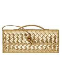 Bottega Veneta - Andiamo Knot Detailed Clutch Bag - Lyst