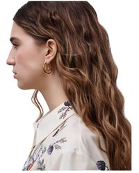 Dior - Logo Hoop Earrings - Lyst