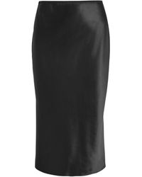 JOSEPH - Isaak Silk Midi Slip Skirt - Lyst