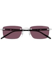 Montblanc - Eyewear Mb0344S Rimless Sunglasses - Lyst