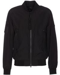 Moose Knuckles - Courville Zip-Up Bomber Jacket - Lyst