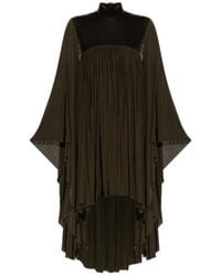 Zimmermann - Memento High-Neck Pleated Dress - Lyst