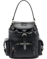 Miu Miu - Flap Backpack - Lyst