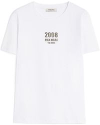 Max Mara - 'S Quieto Logo Printed Crewneck T-Shirt - Lyst