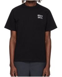Sacai - Logo Detailed Crewneck T-Shirt - Lyst