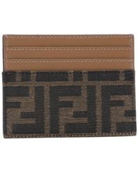 Fendi - Baguette Ff Pattern Card Holder - Lyst