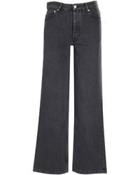A.P.C. - Wide-Leg Cropped Jeans - Lyst