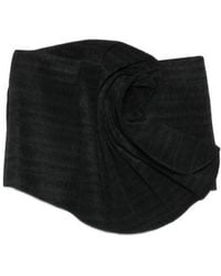 Magda Butrym - Pleated Mini Skirt - Lyst