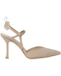 Fendi - Very Colibri Dove Leather High-Heeled Slingbacks - Lyst