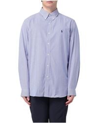 Polo Ralph Lauren - Pony Embroidered Pinstriped Shirt - Lyst