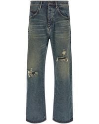 Purple Brand - 9 To 5 Distressed Wide-Leg Jeans - Lyst