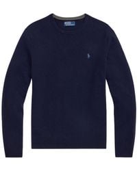 Polo Ralph Lauren - Logo Embroidered Crewneck Knit Jumper - Lyst