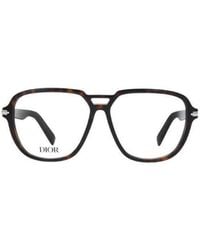 Dior - Logo Geometric Frame Optical Glasses - Lyst
