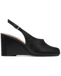 Maison Margiela - Tabi Wedge Slingback Pumps - Lyst