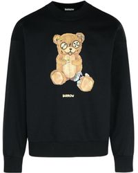 Barrow - Teddy-Printed Crewneck Sweatshirt - Lyst