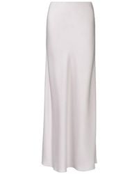 Fabiana Filippi - Satin-Finish Maxi Skirt - Lyst