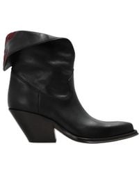 Chloé - Pointed-Toe Ankle Boots - Lyst